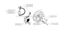Ignition System Diagram and Parts List for 240R 1998-10 Husqvarna Brush Cutter