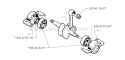 Crankshaft Diagram and Parts List for 240R 1998-10 Husqvarna Brush Cutter