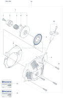 Part Location Diagram of 545118502 Husqvarna Decal 235E