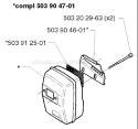 Page L Diagram and Parts List for 240L 240 L 1998-11 Husqvarna Trimmer