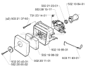 Page B Diagram and Parts List for 240L 240 L 1998-11 Husqvarna Trimmer