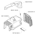 Page E Diagram and Parts List for 240L 240 L 1998-11 Husqvarna Trimmer