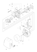 Carburetor  Air Filter Diagram and Parts List for 241RJ 2007-11 Husqvarna Brush Cutter