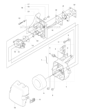 Carburetor  Air Filter Diagram and Parts List for 241R 2007-11 Husqvarna Brush Cutter