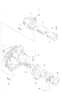 Clutch Diagram and Parts List for 241R 2009-09 Husqvarna Brush Cutter