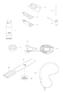 Accessories 2 Diagram and Parts List for 241R 2010-11 Husqvarna Brush Cutter