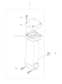 Suspension Diagram and Parts List for 241R 2010-11 Husqvarna Brush Cutter
