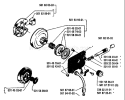 Page H Diagram and Parts List for 242 1987-06 Husqvarna Chainsaw