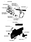 Page C Diagram and Parts List for 242 1989-05 Husqvarna Chainsaw