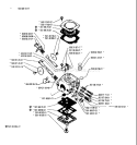 Page B Diagram and Parts List for 242 1990-01 Husqvarna Chainsaw
