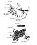 Page C Diagram and Parts List for 242 1990-01 Husqvarna Chainsaw