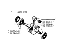Page F Diagram and Parts List for 242 1990-01 Husqvarna Chainsaw