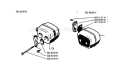 Page H Diagram and Parts List for 242 1990-01 Husqvarna Chainsaw