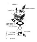 Page I Diagram and Parts List for 242 1990-01 Husqvarna Chainsaw
