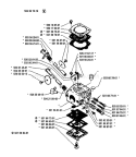 Page B Diagram and Parts List for 242 1994-04 Husqvarna Chainsaw