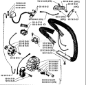 Page F Diagram and Parts List for 242 1994-04 Husqvarna Chainsaw