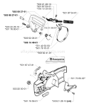 Page C Diagram and Parts List for 242 1998-05 Husqvarna Chainsaw