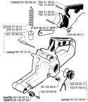 Part Location Diagram of 501628703 Husqvarna Antivibe Element
