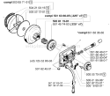 Part Location Diagram of 503811901 Husqvarna Support Bushing