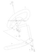 Handle Diagram and Parts List for 243RJ 2009-03 Husqvarna Brush Cutter