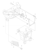 Crankcase Diagram and Parts List for 243RJ 2009-03 Husqvarna Brush Cutter