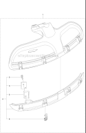 Accessories 2 Diagram and Parts List for 243RJ 2011-08 Husqvarna Brush Cutter