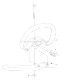 Handle Diagram and Parts List for 243RJ 2012-03 Husqvarna Brush Cutter