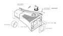 Fuel Tank Diagram and Parts List for 245EPA 2001-01 Husqvarna Brush Cutter
