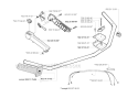 Handle  Controls Diagram and Parts List for 245EPA 2001-01 Husqvarna Brush Cutter