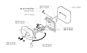 Carburetor  Air Filter Diagram and Parts List for 245EPA 2001-01 Husqvarna Brush Cutter
