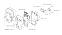 Muffler Diagram and Parts List for 245REPA 2002-08 Husqvarna Brush Cutter