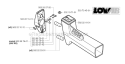 Tower Diagram and Parts List for 245REPA 2002-08 Husqvarna Brush Cutter