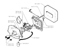 Carburetor  Air Filter Diagram and Parts List for 245RX 1990-01 Husqvarna Brush Cutter
