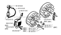 Ignition System Diagram and Parts List for 245RX 1994-04 Husqvarna Brush Cutter