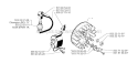 Ignition System Diagram and Parts List for 245RX 1996-06 Husqvarna Brush Cutter