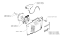 Starter Diagram and Parts List for 245RX 1996-06 Husqvarna Brush Cutter