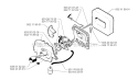 Carburetor  Air Filter Diagram and Parts List for 245RX 1996-06 Husqvarna Brush Cutter