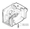 Crankcase Diagram and Parts List for 245RX 1996-06 Husqvarna Brush Cutter