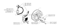 Ignition System Diagram and Parts List for 245RX 1998-10 Husqvarna Brush Cutter