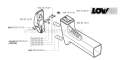 Tower Diagram and Parts List for 245RX 2002-08 Husqvarna Brush Cutter