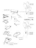 Accessories Diagram and Parts List for 245R 1996-06 Husqvarna Brush Cutter