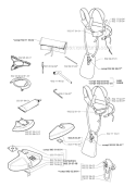 Accessories Diagram and Parts List for 245R 1998-10 Husqvarna Brush Cutter