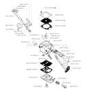 Carburetor Details Diagram and Parts List for 245R 1998-10 Husqvarna Brush Cutter