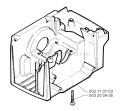 Crankcase Diagram and Parts List for 245R 1998-10 Husqvarna Brush Cutter
