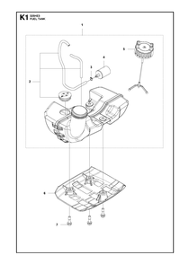 Part Location Diagram of 580437901 Husqvarna Plate