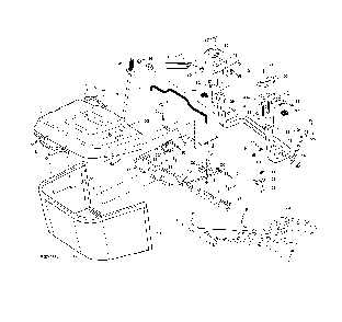 Bagger Diagram and Parts List for CTH200TWIN (96061022600)(2007-10) Husqvarna Lawn Tractor
