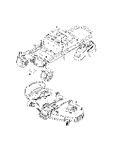 Decals Diagram and Parts List for 967262401-00  Husqvarna Lawn Mower