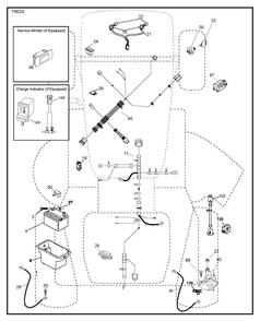 Electrical Diagram and Parts List for YTH21546  Husqvarna Lawn Tractor