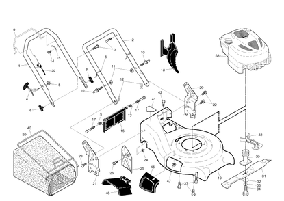 Part Location Diagram of 532191210 Husqvarna Dash stealth c.am/hm