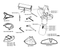 Accessories Diagram and Parts List for 250RX 1994-10 Husqvarna Brush Cutter